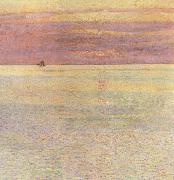 Childe Hassam Sunset at Sea oil painting picture wholesale